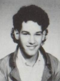 Paul Rudd 1985 sophomore yearbook portrait