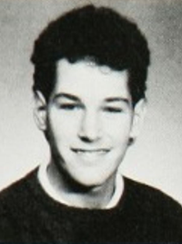 Paul Rudd 1986 junior yearbook portrait