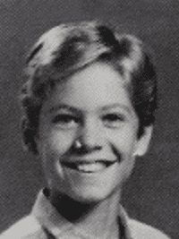 Paul Walker seventh grade yearbook photo
