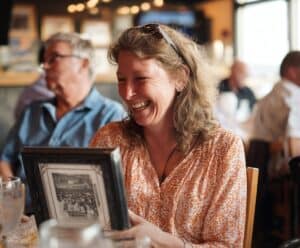 Personalized picture frame for class reunion