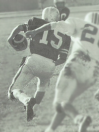 Pete Carroll 1967 football team action photo