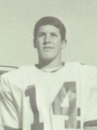Pete Carroll 1968 junior football team portrait