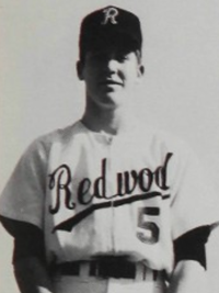 Pete Carroll 1969 senior baseball team portrait
