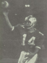 Pete Carroll 1968 football team action shot