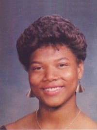 Queen Latifah high school yearbook photo