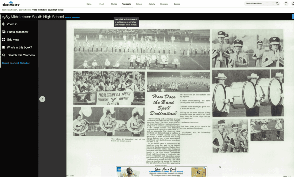 Find old yearbooks on Classmates - 1985 Middletown High School South yearbook