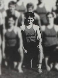 Robin Williams high school track team yearbook photo