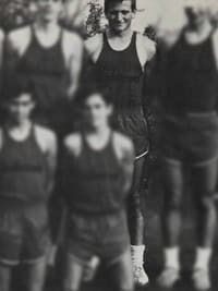 Robin Williams high school cross country yearbook photo