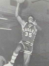 ronnie lott high school basketball candid yearbook photo