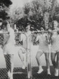Sally Ride high school tennis team 1967