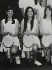 Sally Ride high school tennis team 1968
