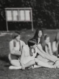 Sally Ride high school basketball candid photo