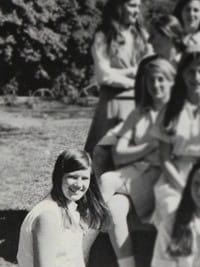 Sally Ride Junior school yearbook photo