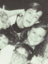 Sean Hayes 1988 senior dance yearbook candid