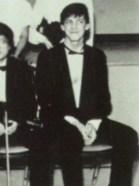 Sean Hayes 1988 orchestra/strings section yearbook portrait