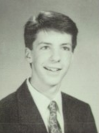 Sean Hayes 1988 senior yearbook portrait