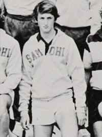 Sean Penn tennis team yearbook photo