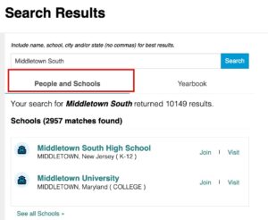 Look for old yearbooks with Classmates yearbook search