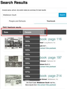 Lookup yearbooks on Classmates