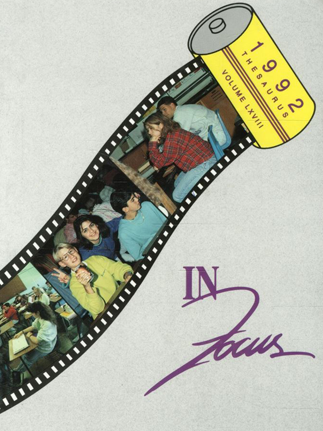 West High School (Manchester High School West) (Manchester, NH) 1992 yearbook cover (Classmates.com)