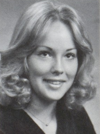 Sharon Stone 1975 senior yearbook portrait