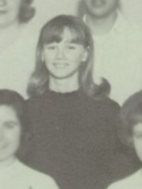 Shelley Long 1966 Wranglers forensic team yearbook photo