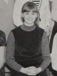 Shelley Long 1967 Wranglers forensic team yearbook photo