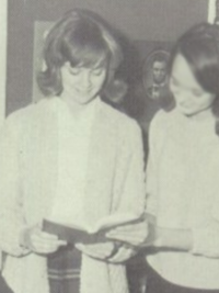 Shelley Long 1967 Meterite club yearbook photo