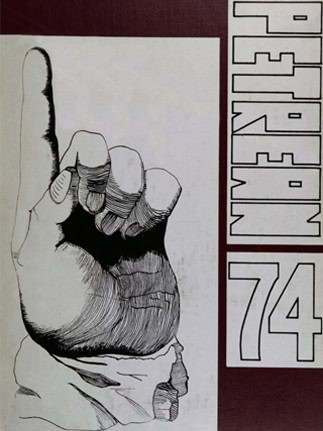 st peter preparatory school yearbook cover 1974