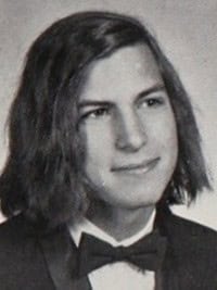 Steve Jobs Senior Yearbook Photo