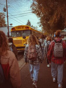 1990s High School Bus