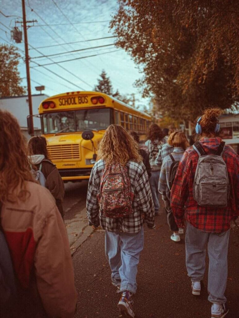 1990s High School Bus