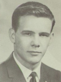 Tom Brokaw 1958 senior yearbook portrait