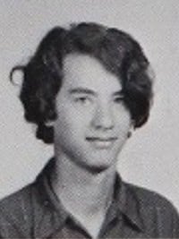 Tom Hanks junior high school yearbook photo