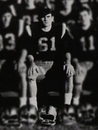 Tommy Lee Jones senior yearbook football photo
