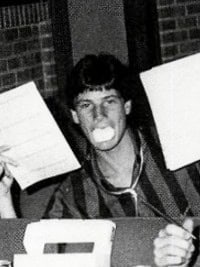 vanilla ice testing candid yearbook photo