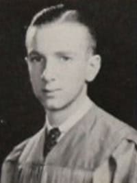 Walter Cronkite - 1933 senior yearbook portrait