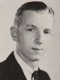 Walter Cronkite - 1933 senior yearbook staff portrait