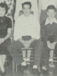 Warren Beatty - 1953 sophomore homeroom class photo