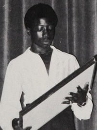 Wesley Snipes High School Play Yearbook Photo