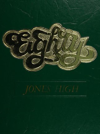 Jones High School Yearbook Cover 1980