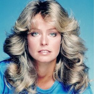 Feathered Flip-Out Hairstyle