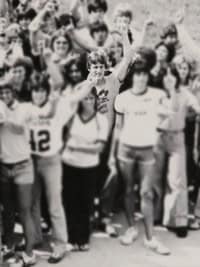 Woody Harrelson in class at his high school