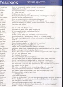 Yearbook Quotes From TV Shows