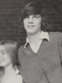 Bill Paxton 1973 Allied Youth officers yearbook picture (Bill Paxton - president)