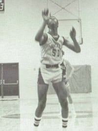 charles haley candid basketball yearbook photo