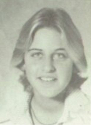 Ellen DeGeneres junior yearbook photo