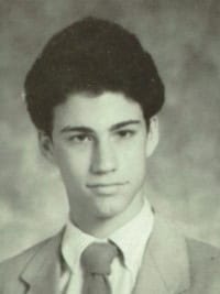 Jimmy Kimmel - 1985 senior yearbook portrait