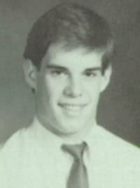 Joe Buck - 1986 junior yearbook portrait