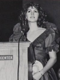 julia roberts school pageant yearbook photo